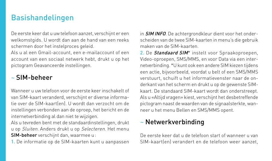 Basishandelingen | Wiko STAIRWAY User Manual | Page 144 / 180