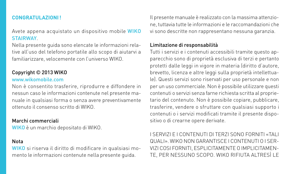 Wiko STAIRWAY User Manual | Page 48 / 180