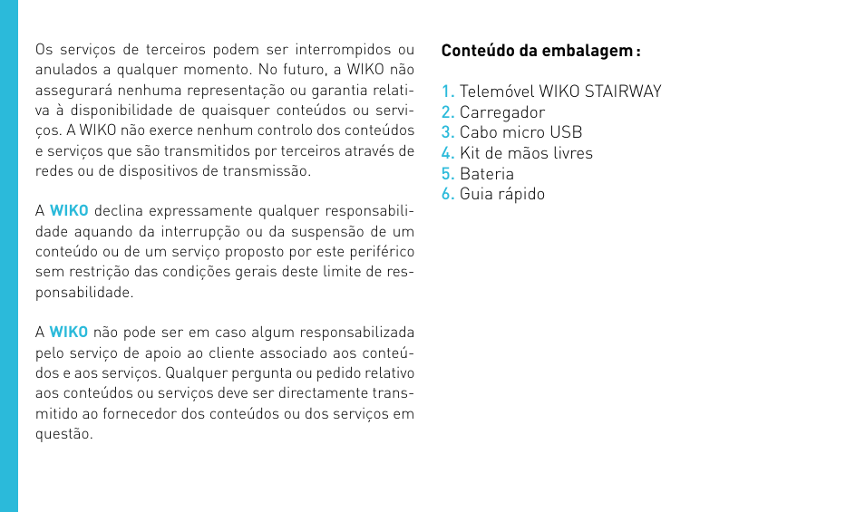 Wiko STAIRWAY User Manual | Page 94 / 180