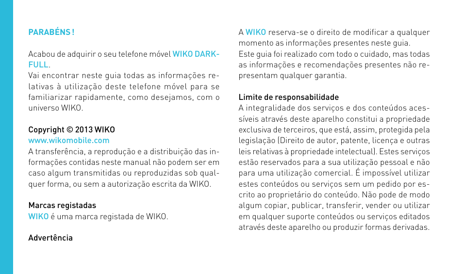 Wiko DARKFULL User Manual | Page 100 / 194