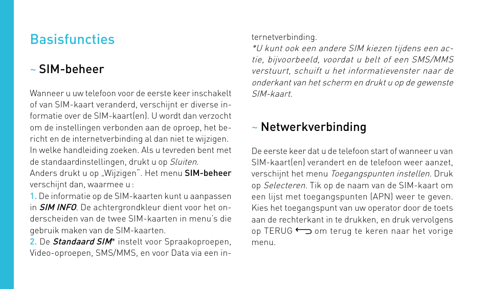 Basisfuncties | Wiko DARKFULL User Manual | Page 156 / 194