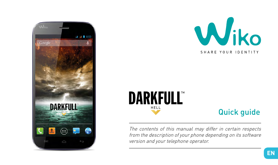Quick guide | Wiko DARKFULL User Manual | Page 27 / 194