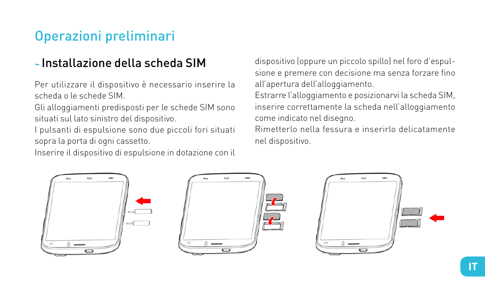 Operazioni preliminari | Wiko DARKFULL User Manual | Page 57 / 194