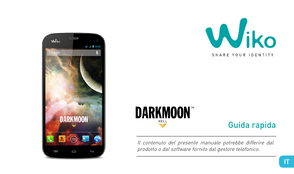 Guida rapida | Wiko DARKMOON User Manual | Page 51 / 194