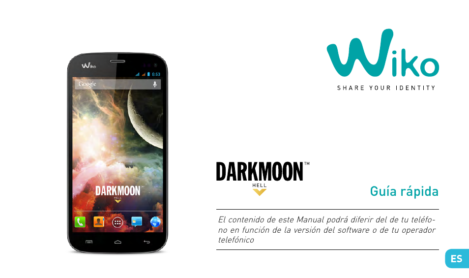 Guía rápida | Wiko DARKMOON User Manual | Page 75 / 194