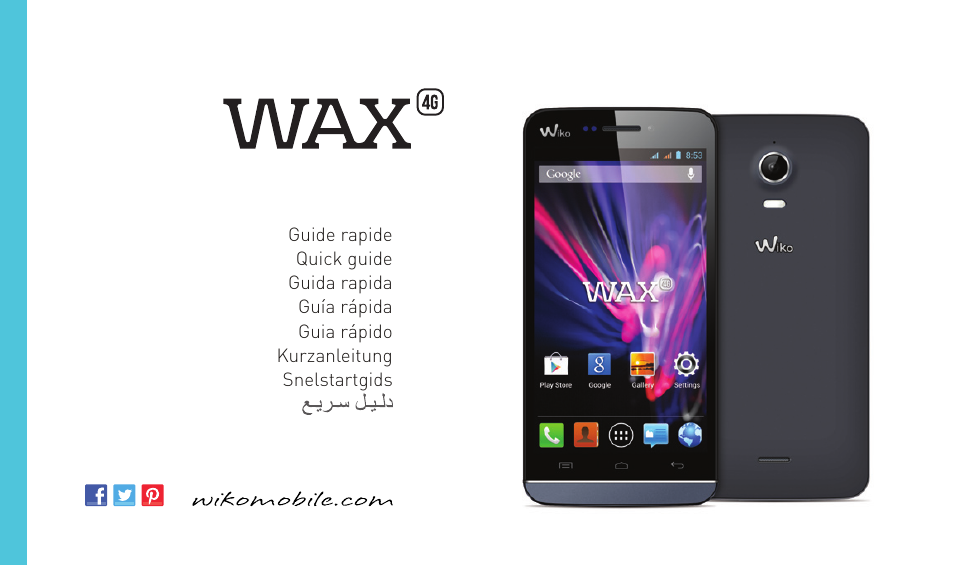 Wiko WAX 4G User Manual | 194 pages