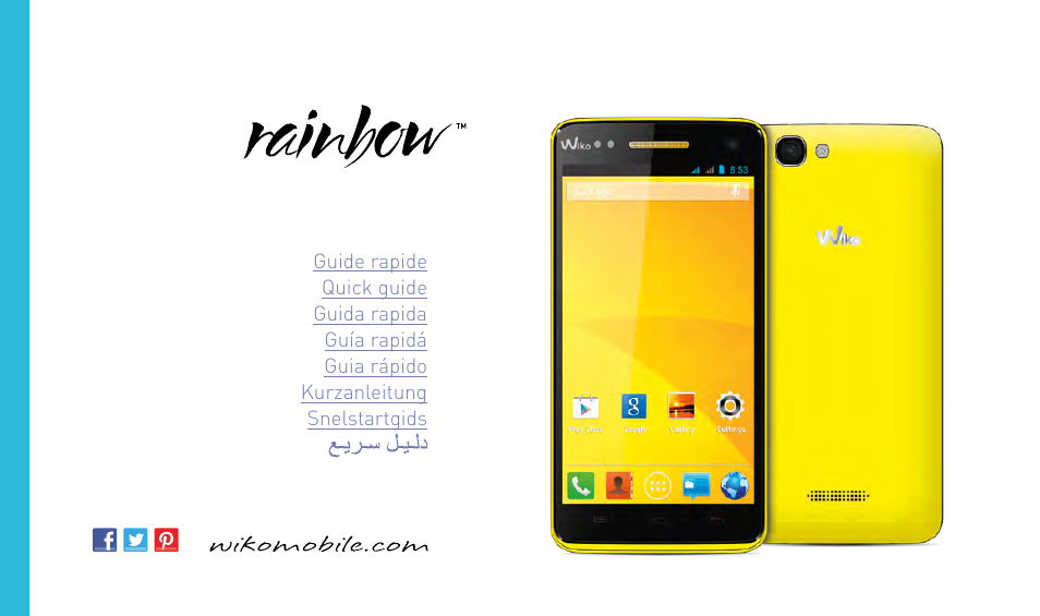 Wiko RAINBOW User Manual | 194 pages