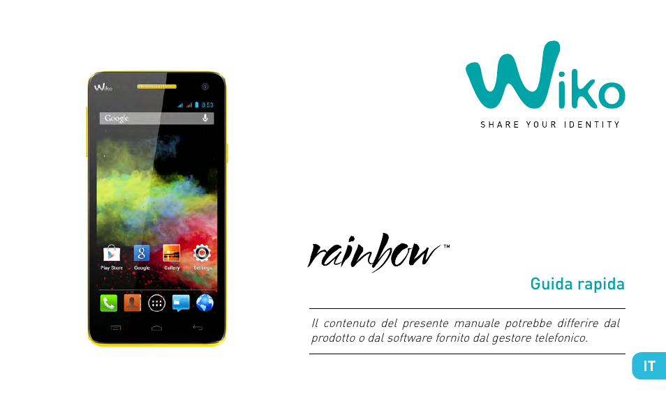 Guida rapida | Wiko RAINBOW User Manual | Page 51 / 194