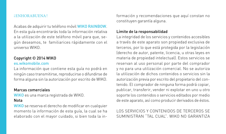 Wiko RAINBOW User Manual | Page 76 / 194