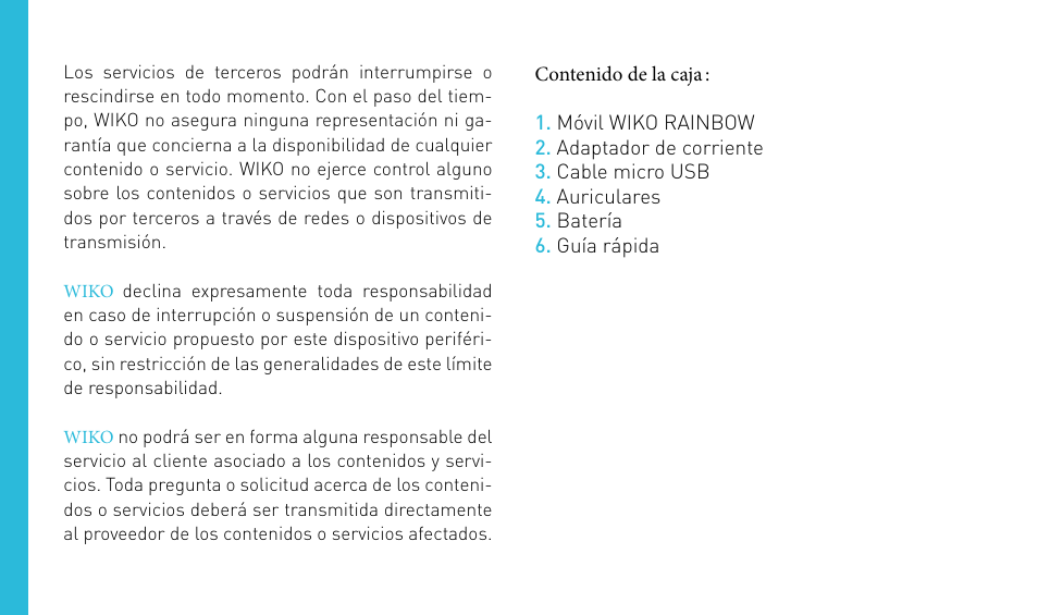 Wiko RAINBOW User Manual | Page 78 / 194