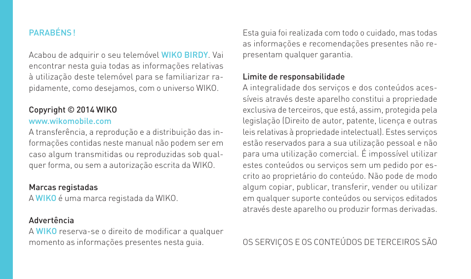 Wiko BIRDY 4G User Manual | Page 108 / 235
