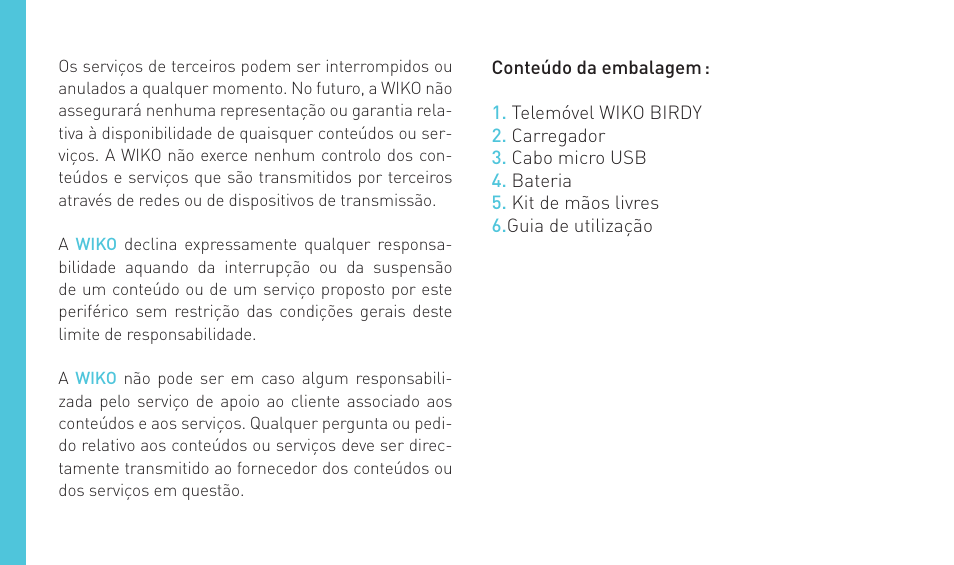 Wiko BIRDY 4G User Manual | Page 110 / 235