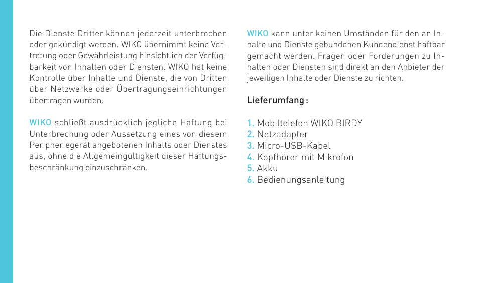 Wiko BIRDY 4G User Manual | Page 136 / 235