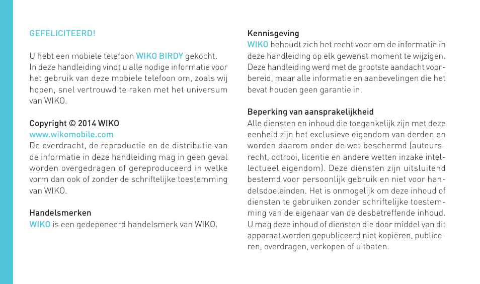 Wiko BIRDY 4G User Manual | Page 160 / 235