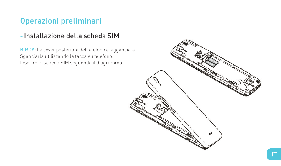 Operazioni preliminari | Wiko BIRDY 4G User Manual | Page 61 / 235