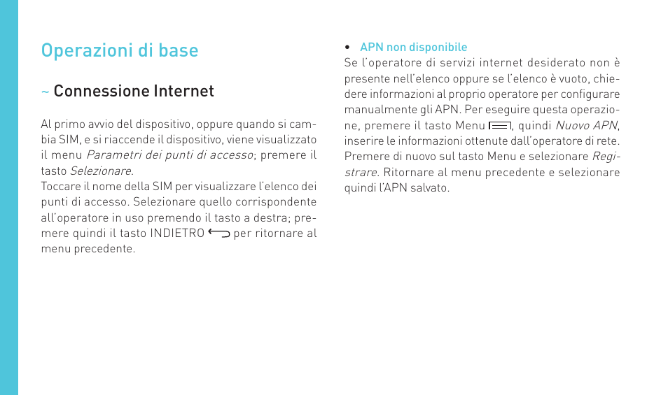 Operazioni di base | Wiko BIRDY 4G User Manual | Page 66 / 235