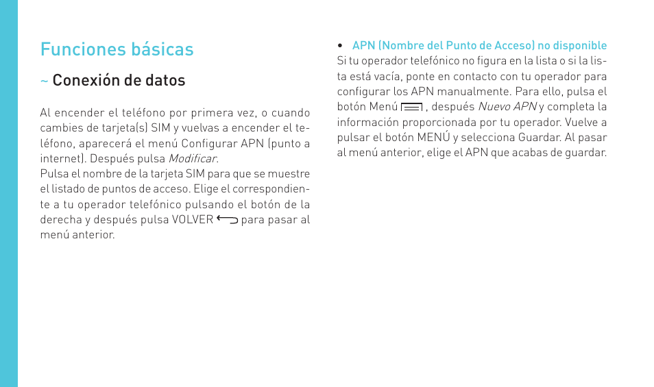 Funciones básicas | Wiko BIRDY 4G User Manual | Page 92 / 235