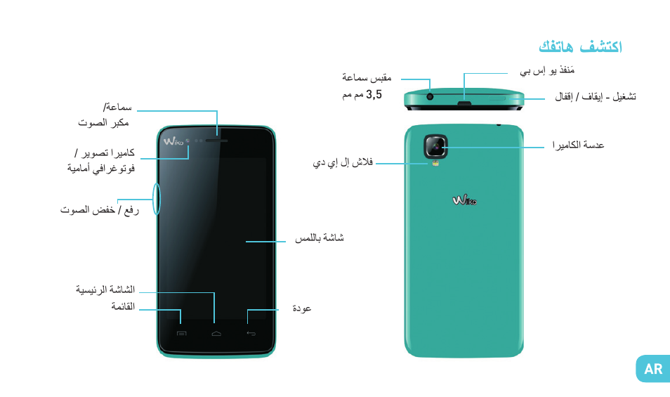 ﻙﻔﺗﺎﻫ ﻑﺷﺗﻛﺍ | Wiko SUNSET User Manual | Page 189 / 235