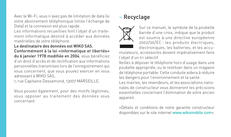 Wiko SUNSET User Manual | Page 52 / 235