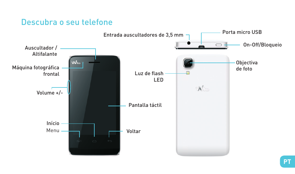 Descubra o seu telefone | Wiko GOA User Manual | Page 111 / 235