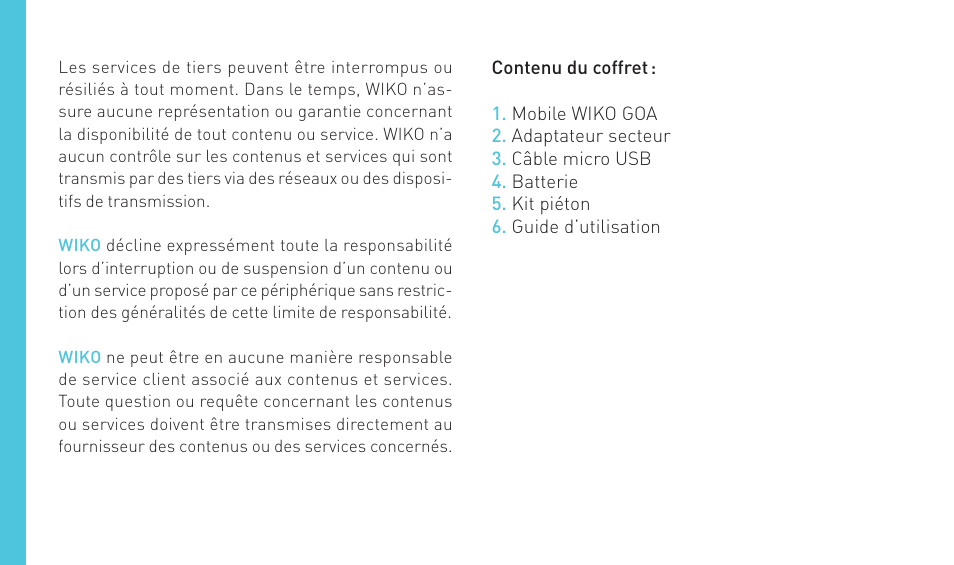 Wiko GOA User Manual | Page 32 / 235