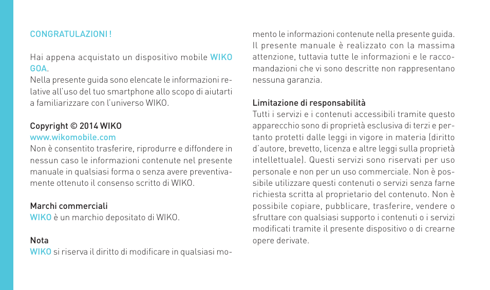 Wiko GOA User Manual | Page 56 / 235