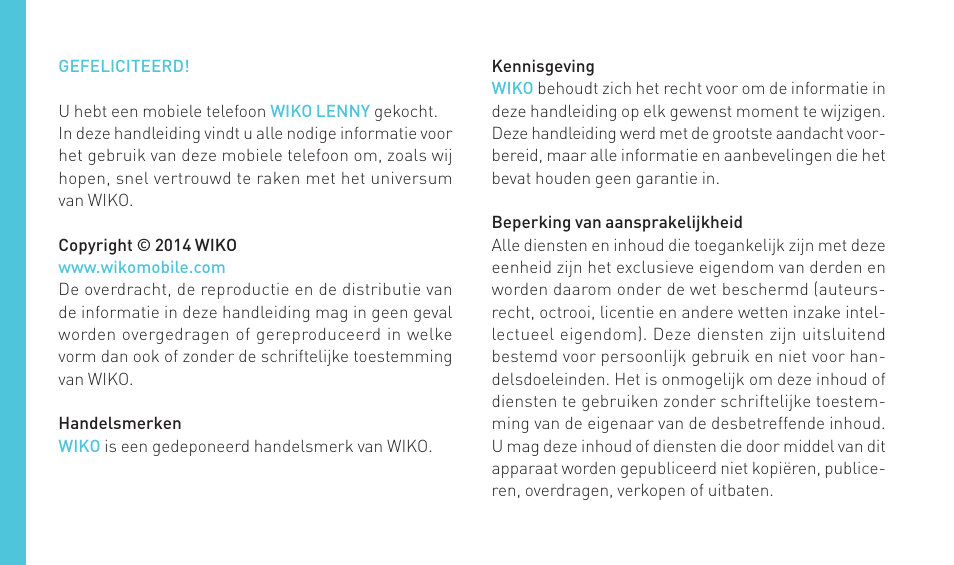 Wiko LENNY User Manual | Page 160 / 235