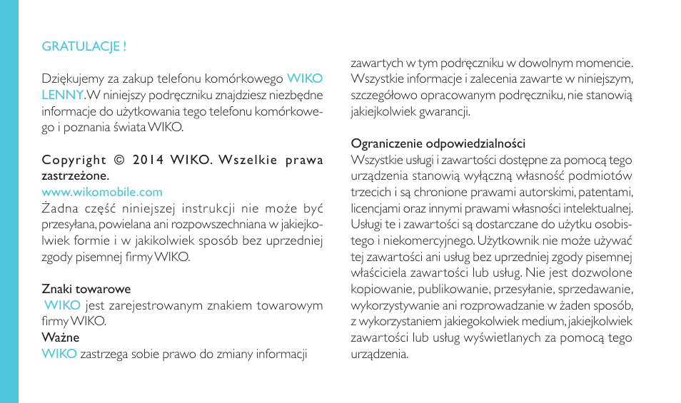 Wiko LENNY User Manual | Page 210 / 235