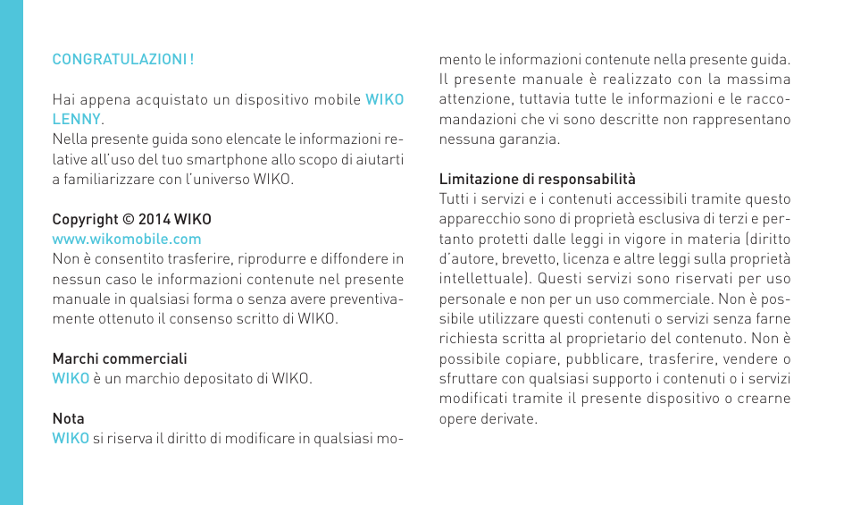 Wiko LENNY User Manual | Page 56 / 235