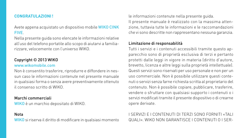 Wiko CINK FIVE User Manual | Page 52 / 194