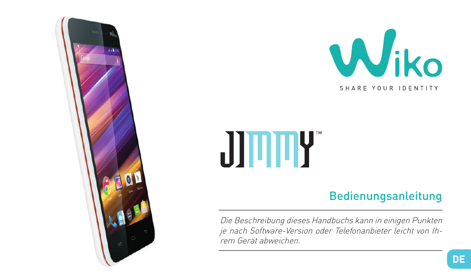 Bedienungsanleitung | Wiko JIMMY User Manual | Page 133 / 236