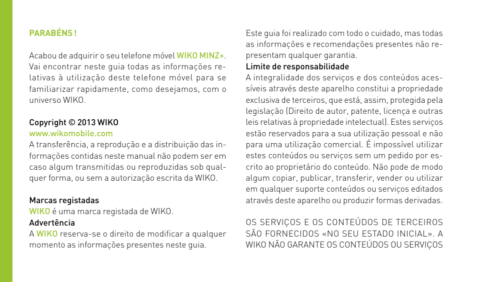 Wiko MINZ+ User Manual | Page 76 / 148