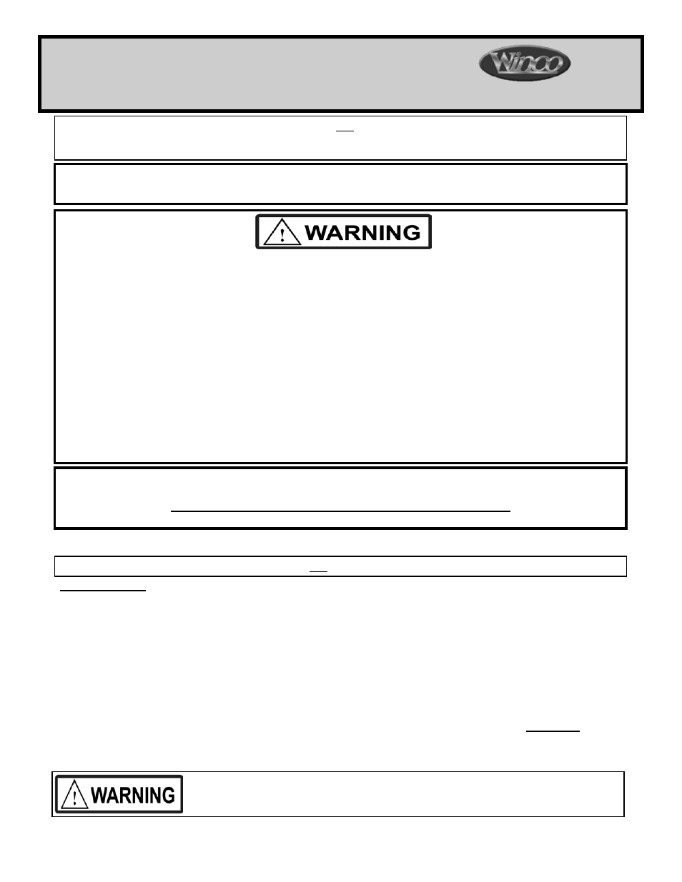 Winco Mfg. Room Chair 5580 User Manual | 8 pages