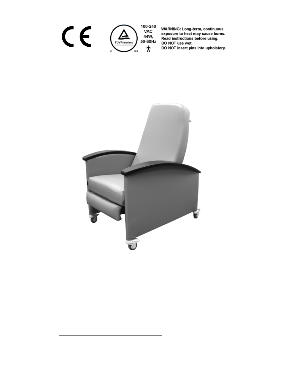 Winco Mfg. Room Chair 5580 User Manual | Page 6 / 8