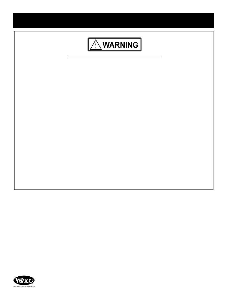 Important - please read | Winco Mfg. 2587 - Power Designer Blood Drawing Chair User Manual | Page 4 / 16