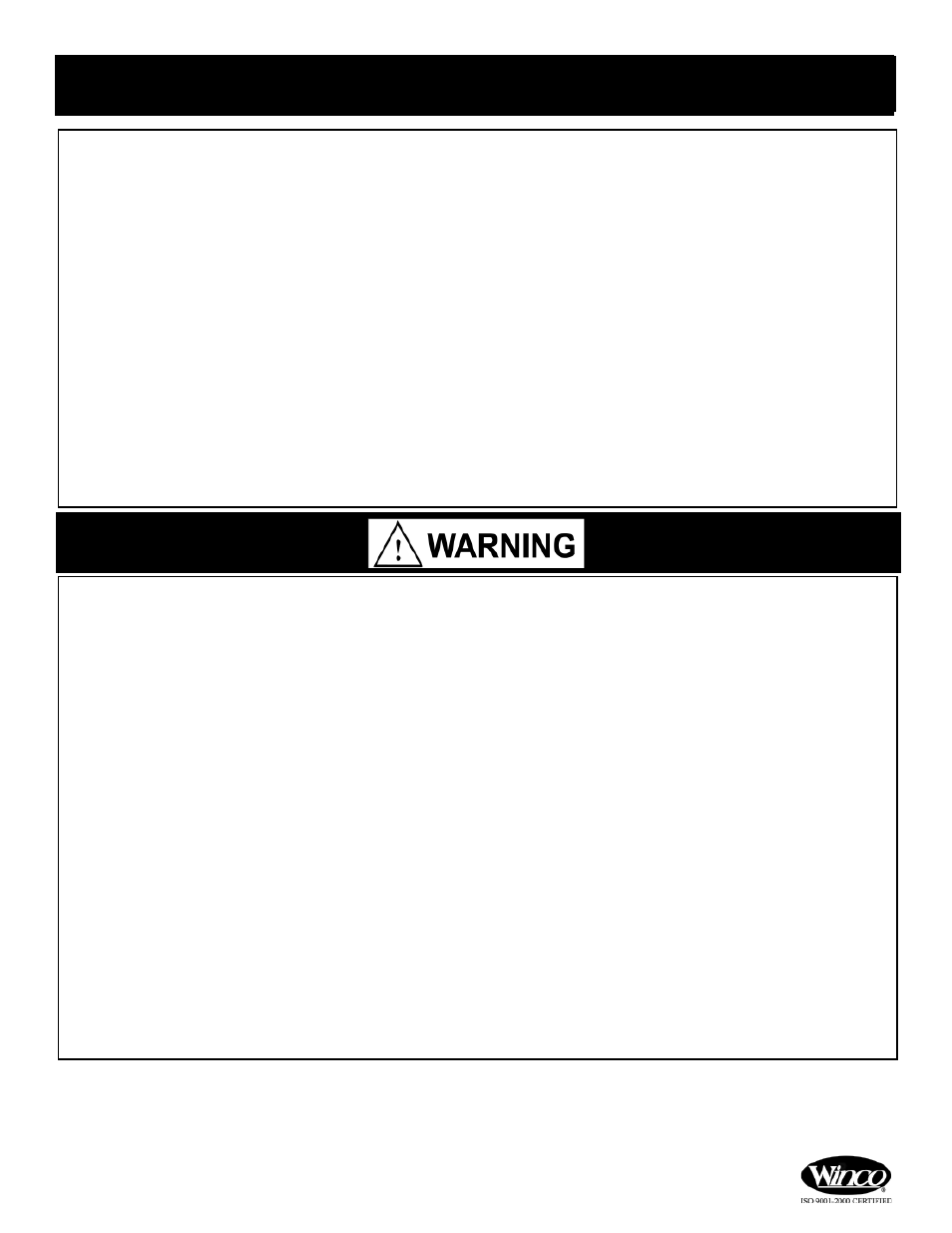 Important - please read | Winco Mfg. 2587 - Power Designer Blood Drawing Chair User Manual | Page 5 / 16