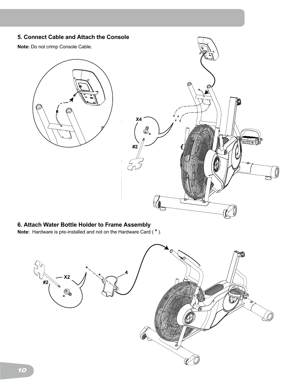 Schwinn Airdyne AD6 User Manual | Page 10 / 28