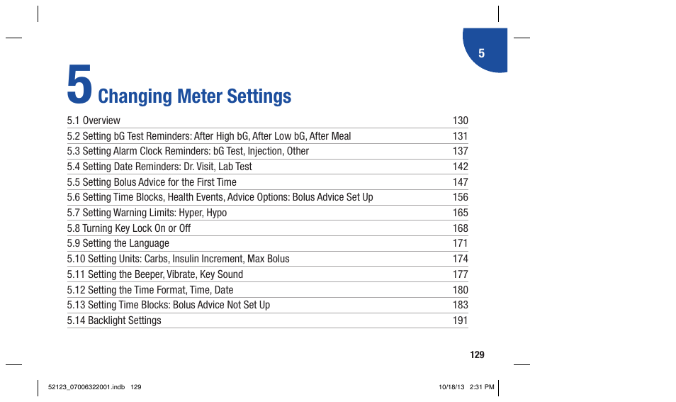 Changing meter settings | Accu-Chek Aviva Expert User Manual | Page 137 / 304