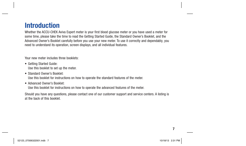 Introduction | Accu-Chek Aviva Expert User Manual | Page 15 / 304