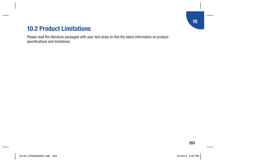 2 product limitations | Accu-Chek Aviva Expert User Manual | Page 261 / 304