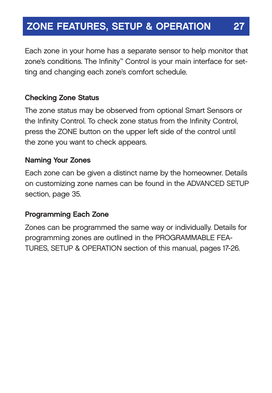 Carrier  Infinity SYSTXCCUID01-V User Manual | Page 30 / 43