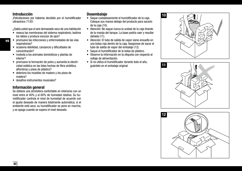 Air-O-Swiss AOS 7135 User Manual | Page 40 / 52