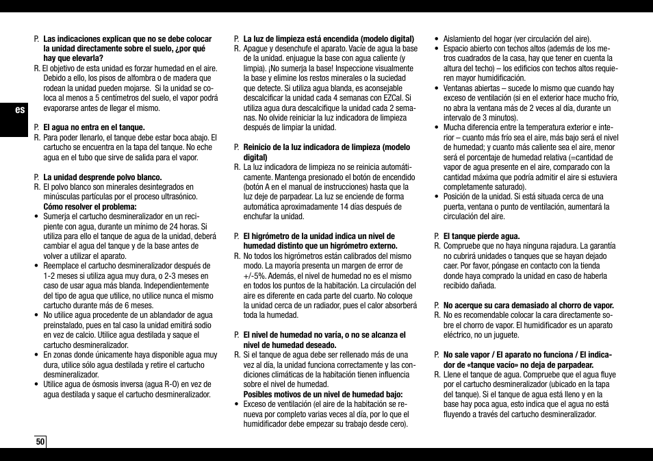 Air-O-Swiss AOS 7135 User Manual | Page 50 / 52