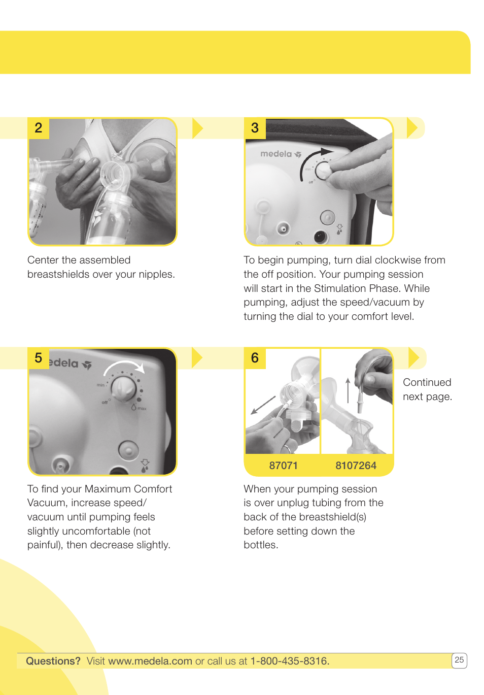Medela Pump In Style User Manual | Page 25 / 100