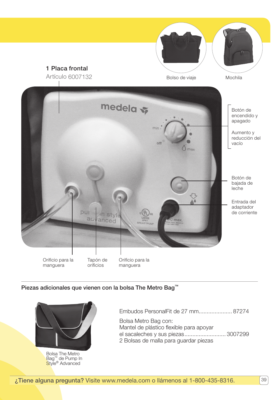 Medela Pump In Style User Manual | Page 39 / 100