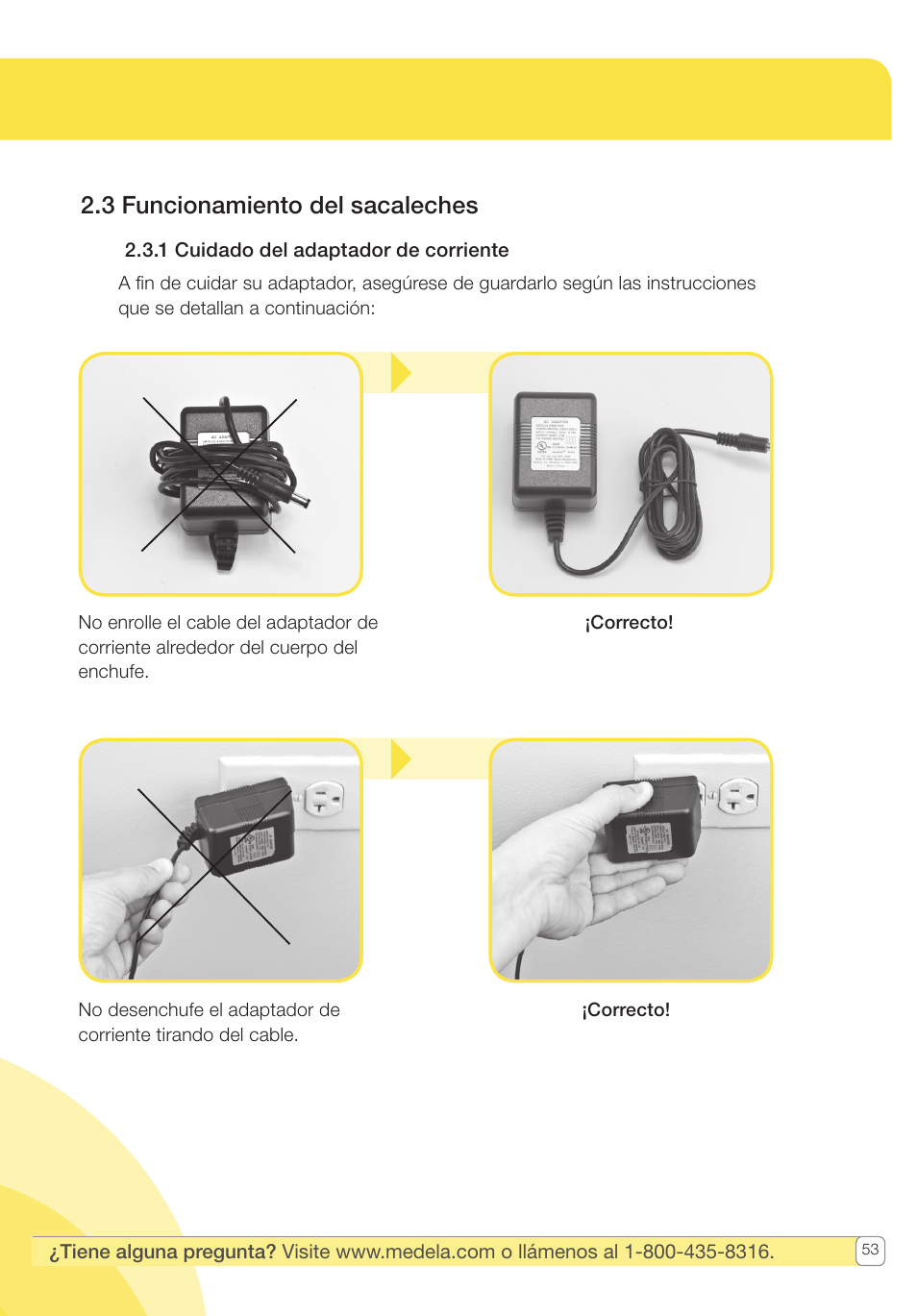 3 funcionamiento del sacaleches | Medela Pump In Style User Manual | Page 53 / 100