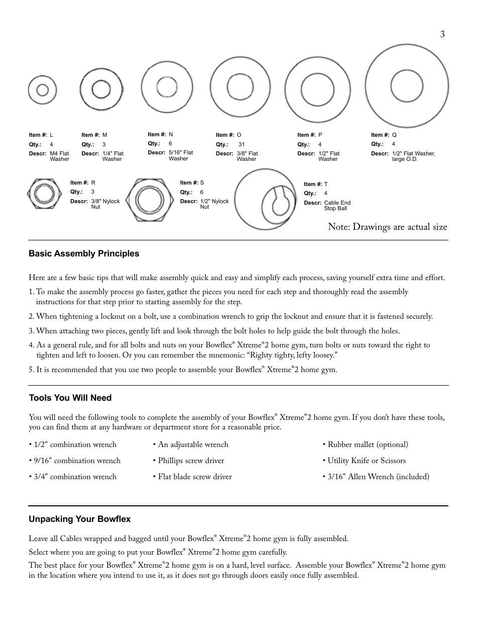 Bowflex Xtreme 2 User Manual | Page 5 / 23