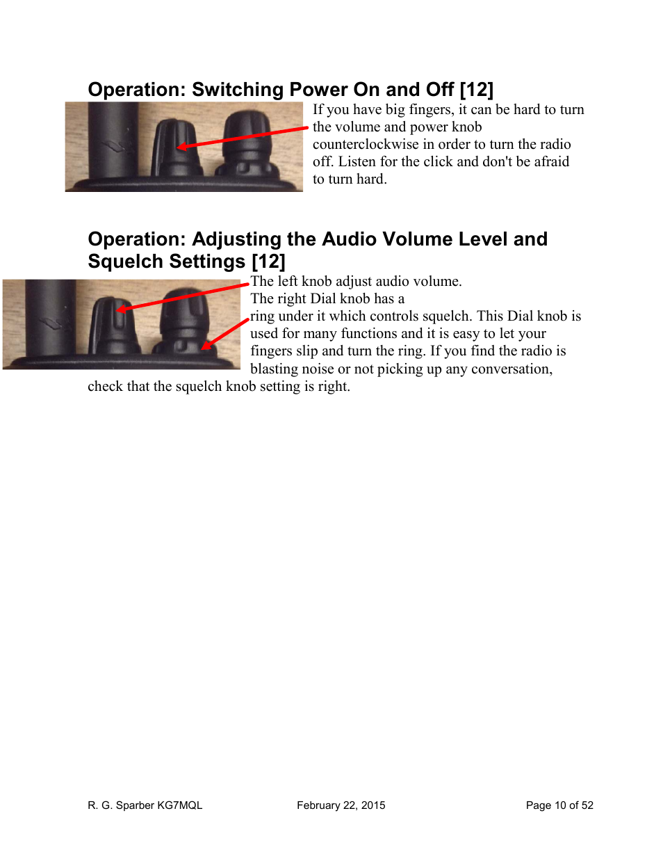 Operation: switching power on and off [12 | Yaesu FT-60R User Manual | Page 10 / 52