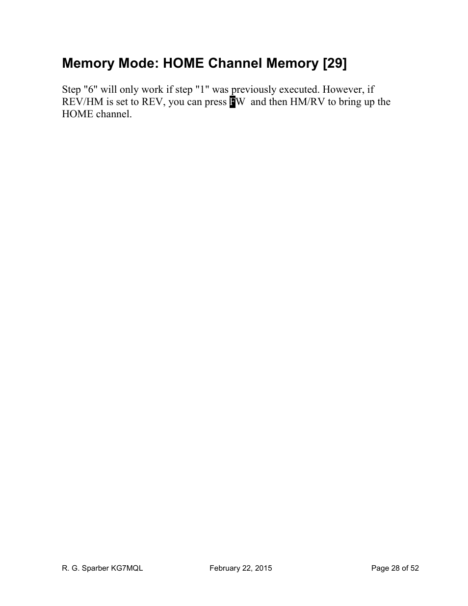 Yaesu FT-60R User Manual | Page 28 / 52