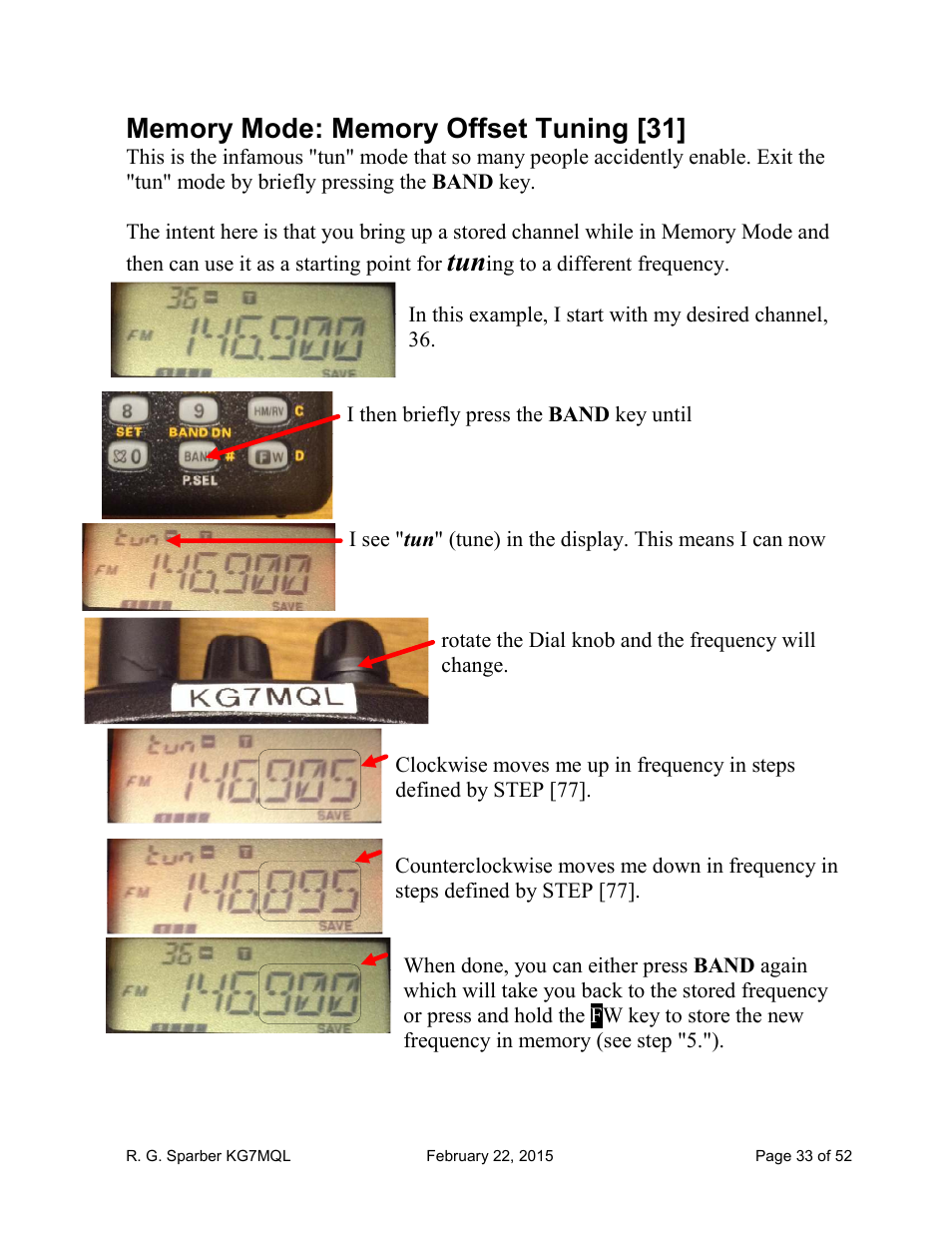 Yaesu FT-60R User Manual | Page 33 / 52